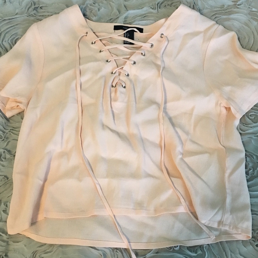 Peach Crop Top